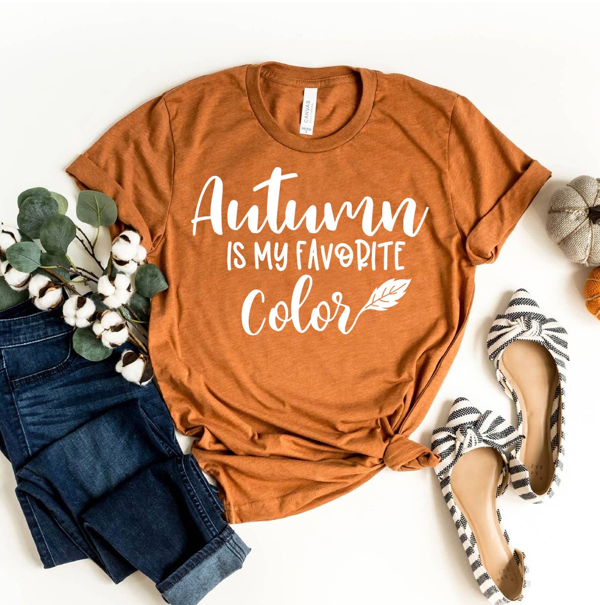 Autumn Is My Favorite Color T-shirt - Bella Canvas